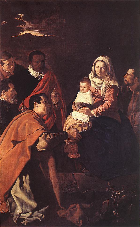 VELAZQUEZ, Diego Rodriguez de Silva y The Adoration of the Magi et